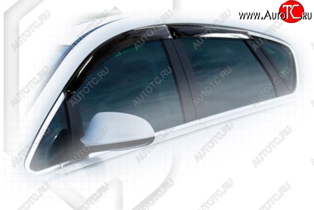 2 699 р. Дефлектора окон CA-Plastiс Opel Astra J хэтчбек 5 дв.  рестайлинг (2012-2017) (Classic полупрозрачный, Без хром.молдинга)  с доставкой в г. Кемерово