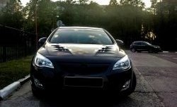 15 199 р. Пластиковый капот Sport Opel Astra J хэтчбек 5 дв.  рестайлинг (2012-2017) (Неокрашенный)  с доставкой в г. Кемерово. Увеличить фотографию 6