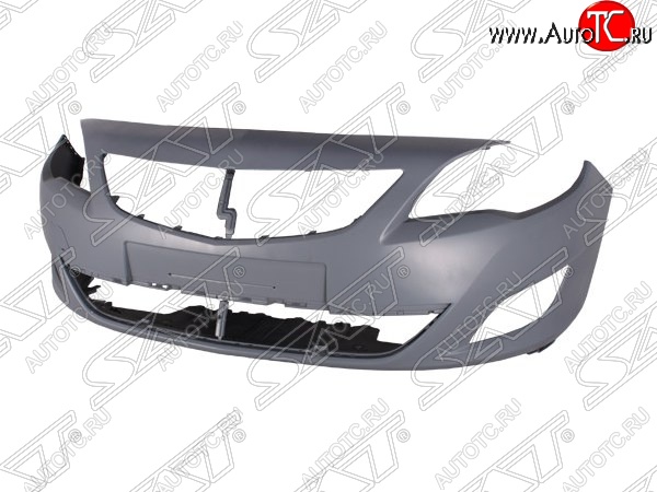 4 999 р. Передний бампер SAT Opel Astra J хэтчбек 5 дв. дорестайлинг (2009-2012) (Неокрашенный)  с доставкой в г. Кемерово