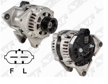 12 299 р. Генератор SAT (12V/100A) Opel Astra J универсал дорестайлинг (2009-2012)  с доставкой в г. Кемерово. Увеличить фотографию 1