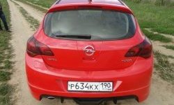 3 899 р. Накладка Sport на задний бампер Opel Astra J хэтчбек 5 дв. дорестайлинг (2009-2012) (Неокрашенная)  с доставкой в г. Кемерово. Увеличить фотографию 3