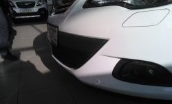 1 469 р. Сетка на бампер GTC Russtal (черная) Opel Astra J хэтчбек 5 дв. дорестайлинг (2009-2012)  с доставкой в г. Кемерово. Увеличить фотографию 2