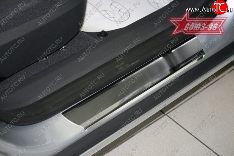 2 114 р. Накладки на внутренние пороги Souz-96 Opel Astra J хэтчбек 5 дв. дорестайлинг (2009-2012)  с доставкой в г. Кемерово