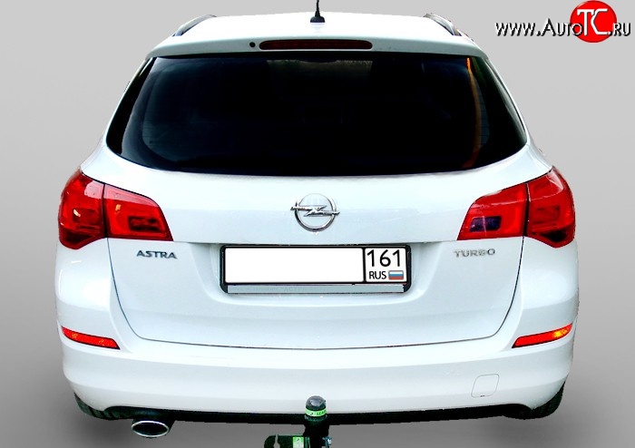 5 749 р. Фаркоп (Sports Tourer) Лидер Плюс Opel Astra J хэтчбек 5 дв.  рестайлинг (2012-2017) (Без электропакета)  с доставкой в г. Кемерово