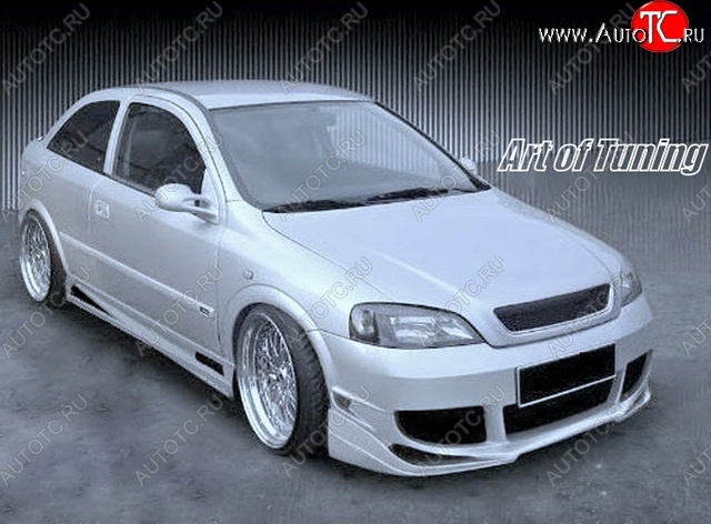 23 969 р. Передний бампер Rieger Opel Astra G седан (1998-2005)  с доставкой в г. Кемерово
