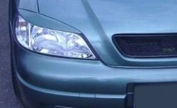1 649 р. Реснички на фары CT Opel Astra G седан (1998-2005) (Неокрашенные)  с доставкой в г. Кемерово. Увеличить фотографию 2