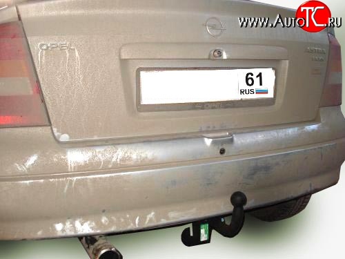 8 199 р. Фаркоп (хетчбек, седан) Лидер Плюс Opel Astra G седан (1998-2005) (Без электропакета)  с доставкой в г. Кемерово