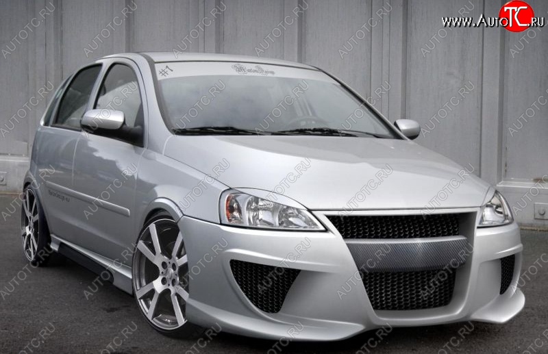 26 899 р. Передний бампер EVO Opel Corsa C (2000-2006)  с доставкой в г. Кемерово