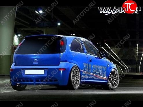 23 969 р. Задний бампер EVO Opel Corsa C (2000-2006)  с доставкой в г. Кемерово