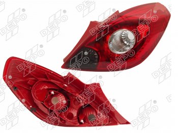 Правый фонарь задний DEPO Opel Corsa D 1-ый рестайлинг, хэтчбэк 3 дв. (2010-2011)