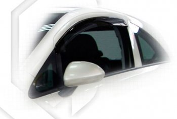 2 799 р. Дефлектора окон CA-Plastic Opel Corsa D  2-ой рестайлинг, хэтчбэк 5 дв. (2011-2014) (Classic полупрозрачный)  с доставкой в г. Кемерово. Увеличить фотографию 1