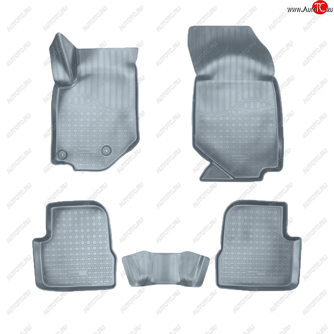 3 199 р. Коврики салона Norplast Unidec  Opel Corsa  F (2019-2025) 5d (серые)  с доставкой в г. Кемерово