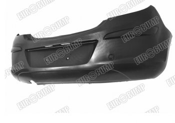 Задний бампер EUROBUMP Opel Corsa D  2-ой рестайлинг, хэтчбэк 5 дв. (2011-2014)