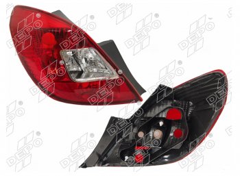 Левый фонарь задний DEPO Opel Corsa D  2-ой рестайлинг, хэтчбэк 5 дв. (2011-2014)