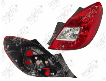 Правый фонарь задний DEPO Opel Corsa D  2-ой рестайлинг, хэтчбэк 5 дв. (2011-2014)