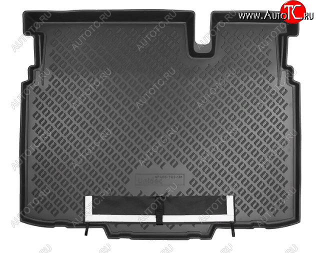 2 799 р. Коврик багажника Norplast (на нижнюю полку)  Opel Crossland  X (2017-2025) (Черный, с погрузочным ковриком (фартуком))  с доставкой в г. Кемерово