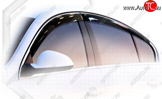 2 079 р. Дефлектора окон CA-Plastiс Opel Insignia A универсал рестайлинг (2013-2017) (Classic полупрозрачный)  с доставкой в г. Кемерово