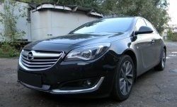 1 539 р. Сетка на бампер (рестайлинг) Russtal (хром)  Opel Insignia  A (2008-2017) дорестайлинг седан, рестайлинг седан, универсал рестайлинг  с доставкой в г. Кемерово. Увеличить фотографию 3