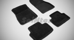 Износостойкие коврики в салон SeiNtex Premium 3D 4 шт. (ворсовые, черные) Opel Insignia  A (2008-2017) дорестайлинг седан, рестайлинг седан, универсал рестайлинг