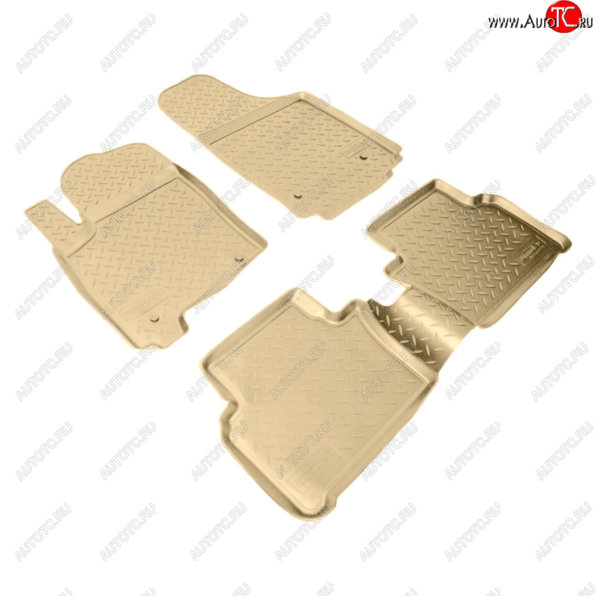 2 669 р. Коврики салона Norplast Unidec  Opel Meriva  A (2002-2010) (Цвет: бежевый)  с доставкой в г. Кемерово