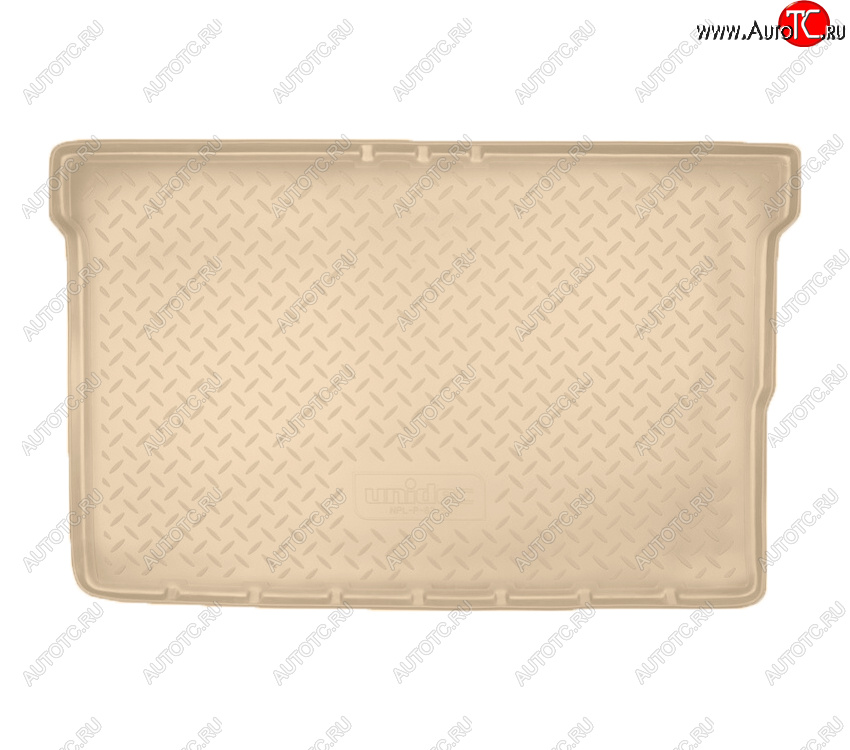 2 059 р. Коврик багажника Norplast Unidec  Opel Meriva  B (2010-2013) (Цвет: бежевый)  с доставкой в г. Кемерово