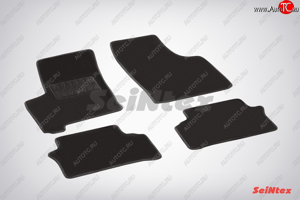 2 899 р. Износостойкие коврики в салон SeiNtex Premium LUX 4 шт. (ворсовые)  Opel Meriva  A (2002-2010)  с доставкой в г. Кемерово