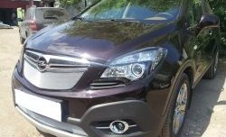 1 539 р. Сетка в решетку радиатора Russtal Opel Mokka  дорестайлинг (2012-2016) (хром)  с доставкой в г. Кемерово. Увеличить фотографию 3