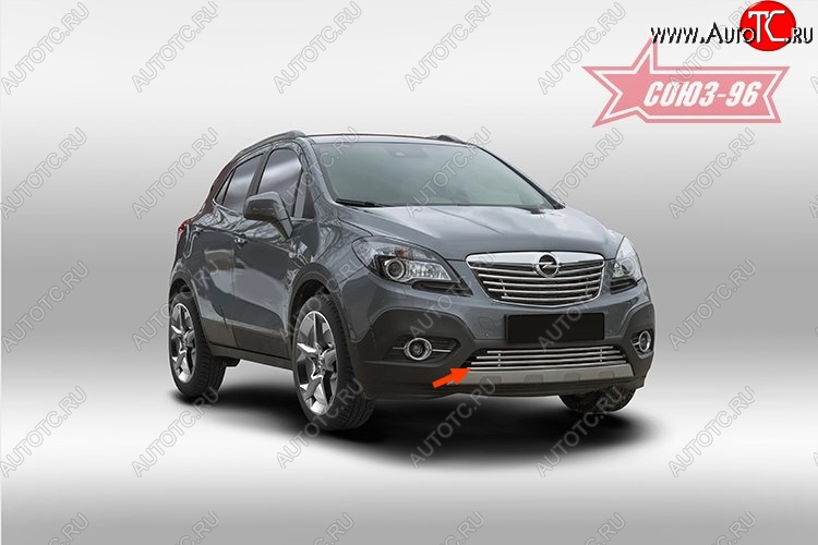 5 399 р. Декоративный элемент воздухозаборника Souz-96 (d16) Opel Mokka  дорестайлинг (2012-2016)  с доставкой в г. Кемерово