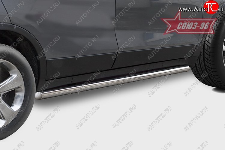 13 139 р. Защита порогов Souz-96 (d60) Opel Mokka  дорестайлинг (2012-2016)  с доставкой в г. Кемерово