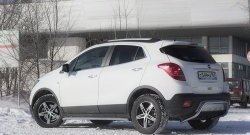 Защита порогов из круглой трубы диаметром 51 мм Petroil Tuning Opel Mokka (2012-2016)  дорестайлинг