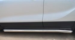 76 999 р. Защита порогов из круглой трубы диаметром 63 мм Russtal Opel Mokka  дорестайлинг (2012-2016) (Защита порогов с со скосами на торцах (вариант 1))  с доставкой в г. Кемерово. Увеличить фотографию 5
