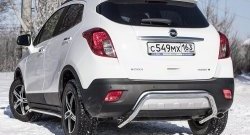 Защита заднего бампера из трубы диаметром 51 мм Petroil Tuning Opel Mokka (2012-2016)  дорестайлинг