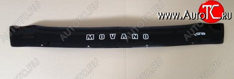 999 р. Дефлектор капота (рестайлинг) Russtal (короткий) Opel Movano A (1999-2010)  с доставкой в г. Кемерово