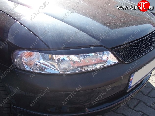 1 649 р. Реснички на фары CT v2 Opel Omega B универсал (1994-2004) (Неокрашенные)  с доставкой в г. Кемерово