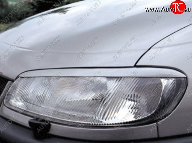 1 649 р. Реснички на фары CT Opel Omega B седан (1994-2004) (Неокрашенные)  с доставкой в г. Кемерово