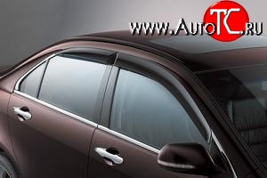 2 999 р. Дефлекторы окон (ветровики) Novline 4 шт. Opel Vectra C седан рестайлинг (2005-2008)  с доставкой в г. Кемерово