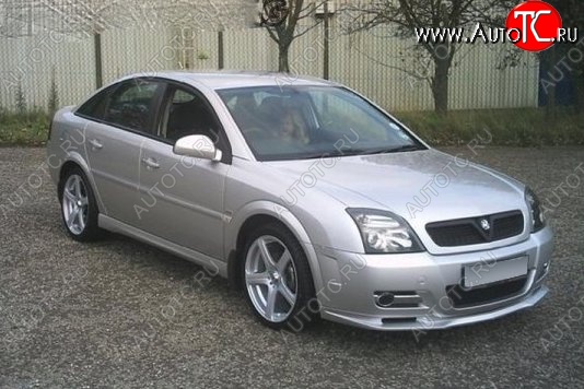 5 749 р. Накладка на передний бампер CT Opel Vectra C лифтбэк дорестайлинг (2002-2006) (Неокрашенная)  с доставкой в г. Кемерово