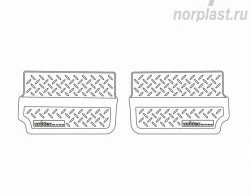 Комплект ковриков в салон Norplast (3 ряд) Opel Zafira  В (2005-2015) дорестайлинг, рестайлинг