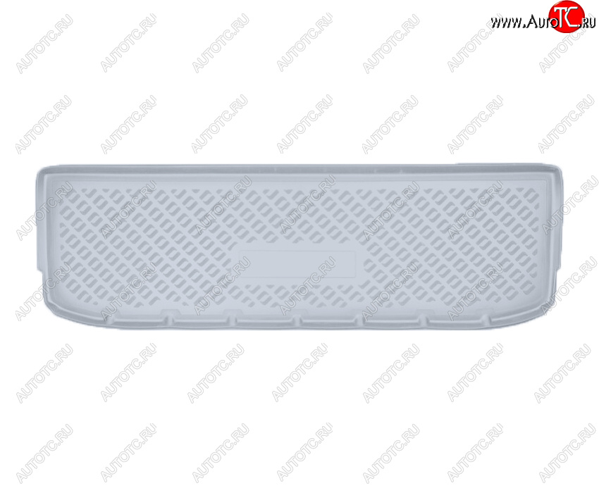 1 559 р. Коврик багажника Norplast Unidec (7 мест, разложенный 3 ряд )  Opel Zafira ( С,  C) (2011-2020) дорестайлинг, рестайлинг (Цвет: серый)  с доставкой в г. Кемерово