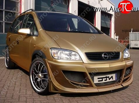 25 899 р. Передний бампер ST Opel Zafira A (1999-2006)  с доставкой в г. Кемерово