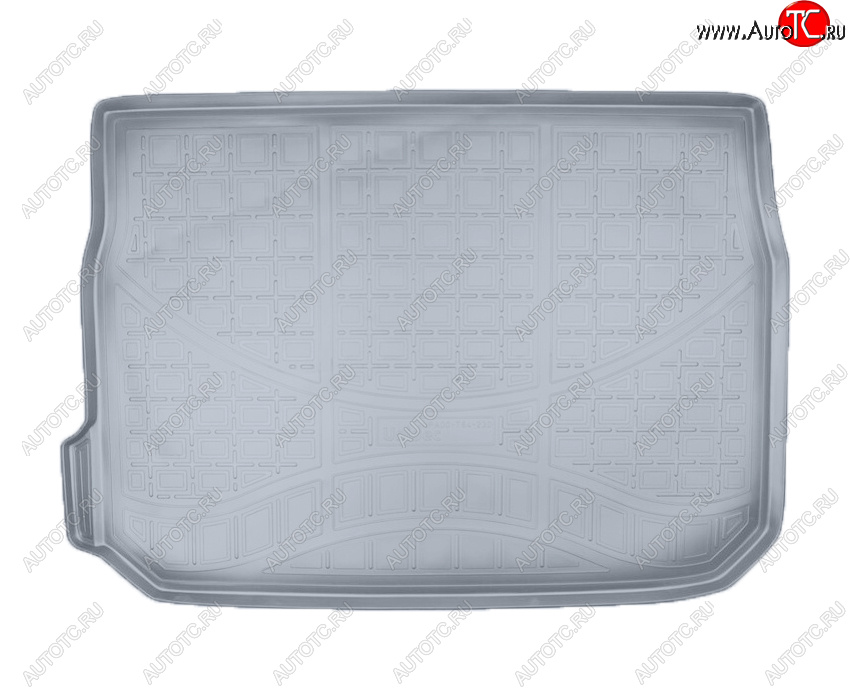 2 159 р. Коврик багажника Norplast Unidec  Peugeot 2008 (2013-2019)  дорестайлинг,  рестайлинг (Цвет: серый)  с доставкой в г. Кемерово
