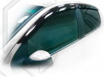 Дефлектора окон CA-Plastic Peugeot 206 хэтчбэк 5 дв. 2AC дорестайлинг (1998-2003) (Classic полупрозрачный)