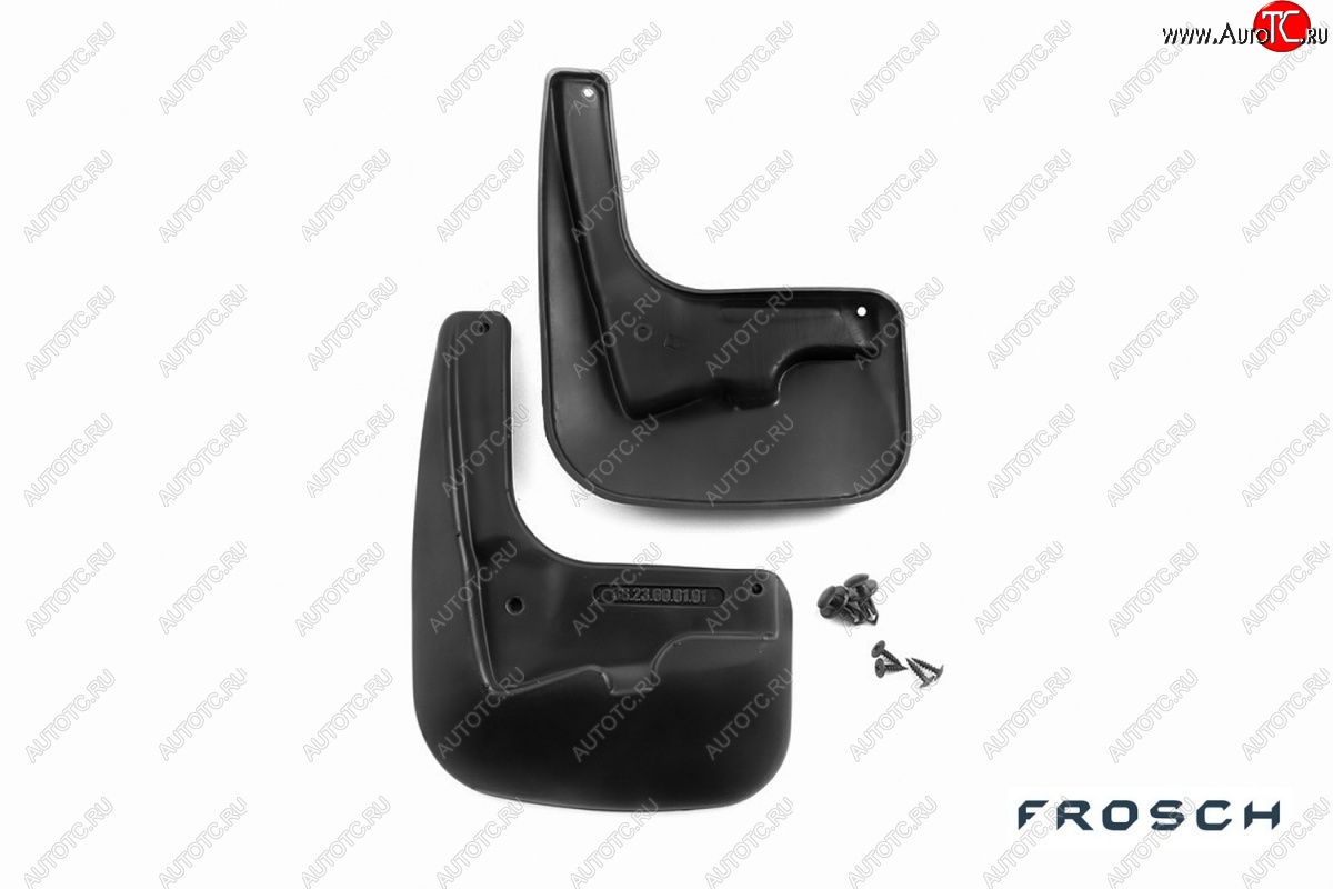 4 799 р. Передние брызговики Frosch Peugeot 208 1 (2012-2019)  с доставкой в г. Кемерово