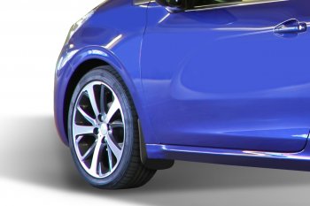 4 799 р. Передние брызговики Frosch Peugeot 208 1 (2012-2019)  с доставкой в г. Кемерово. Увеличить фотографию 2