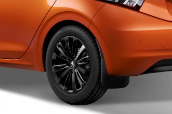 2 379 р. Брызговики Frosch (optimum) Peugeot 208 1 (2012-2019) (Задние)  с доставкой в г. Кемерово. Увеличить фотографию 2