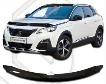 Дефлектор капота CA-Plastiс Peugeot 3008 2 (2016-2025)