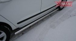 12 329 р. Защита порогов Souz-96 (d60)  Peugeot 3008 (2013-2017) рестайлинг  с доставкой в г. Кемерово. Увеличить фотографию 2