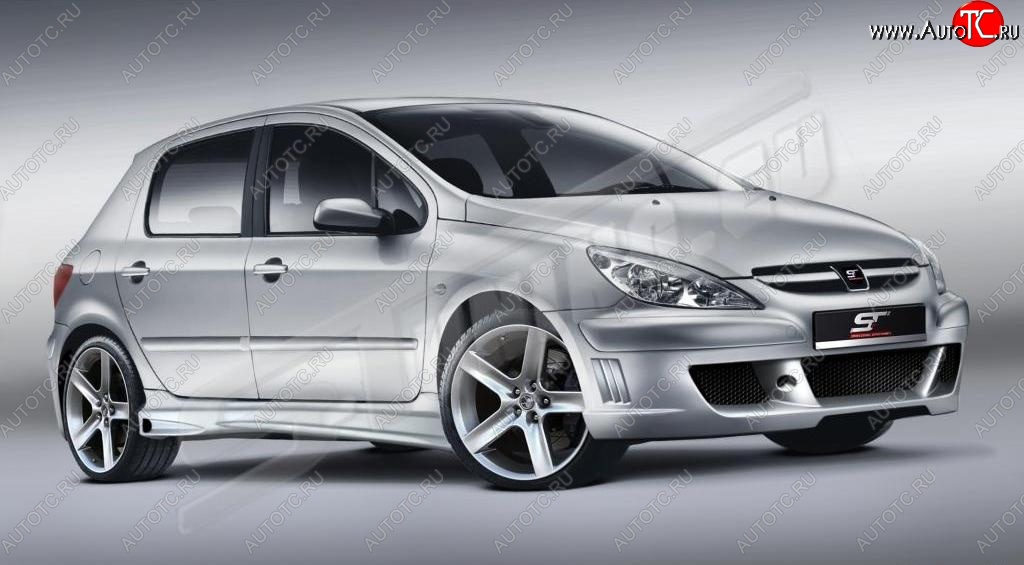 26 599 р. Передний бампер ST Peugeot 307 универсал дорестайлинг (2001-2005)  с доставкой в г. Кемерово