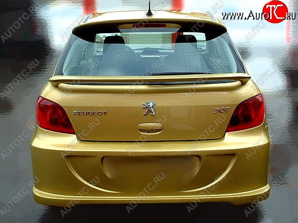 28 999 р. Задний бампер D.J. Peugeot 307 хэтчбэк 5 дв. дорестайлинг (2001-2005)  с доставкой в г. Кемерово