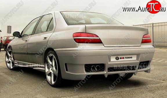 23 969 р. Задний бампер В2 Peugeot 406 8B седан рестайлинг (1999-2004)  с доставкой в г. Кемерово